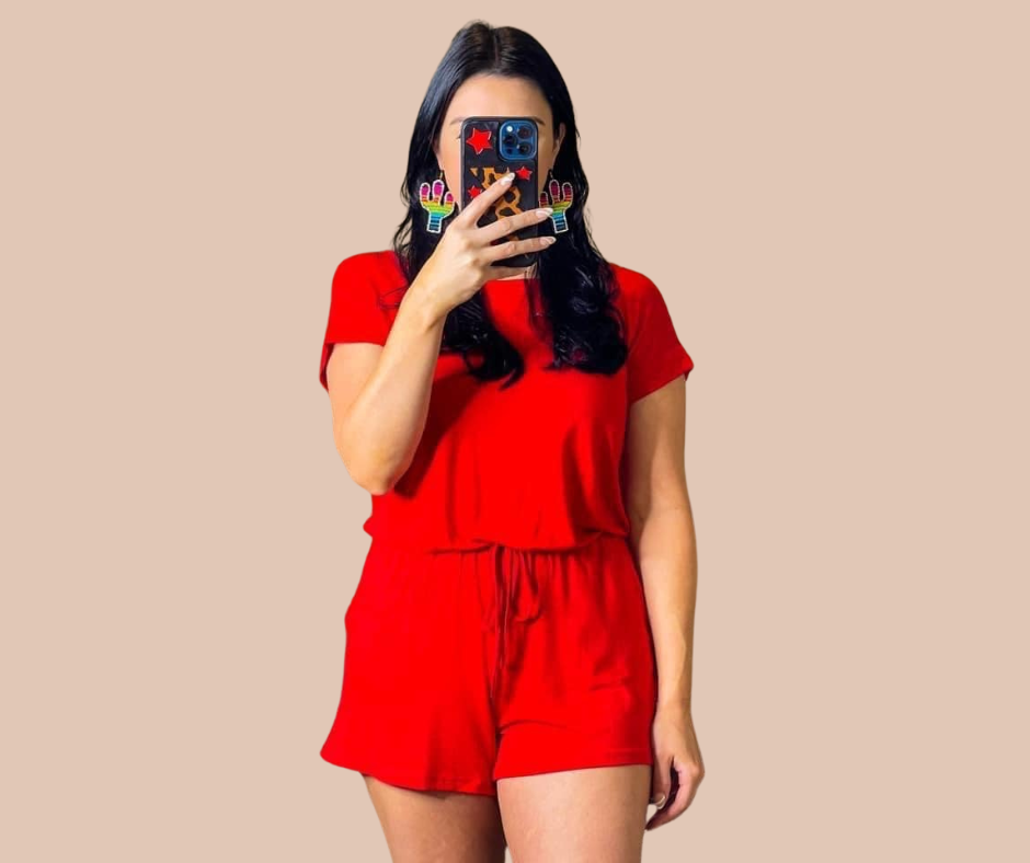 Short Sleeve Romper