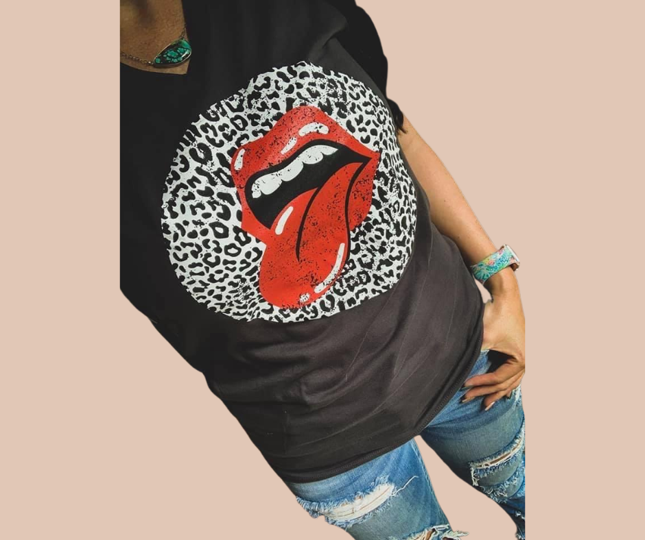 Leopard Tongue Tee